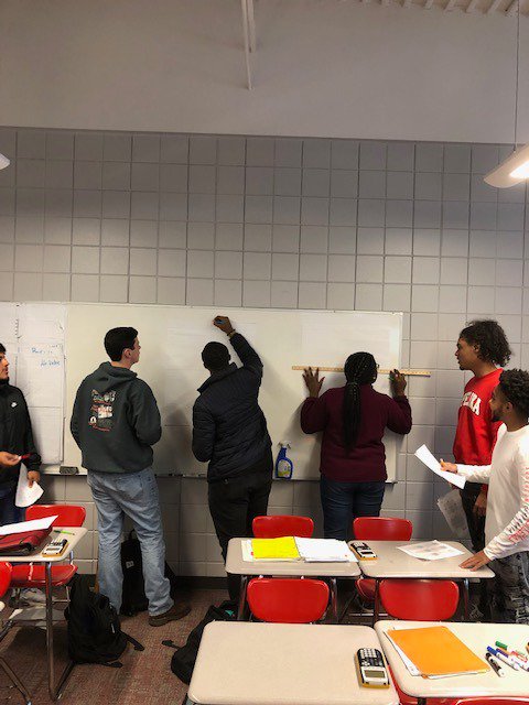 sbroyster's tweet photo. Algebra II students in @LandersBen class @OpelikaHigh School are exploring parent functions and transformations today. Love to see students collaborating in groups. #InvestigativeApproach #MyOpelika @opelikaschools @amstiAUsome https://t.co/Ck7Vw6oPJ4