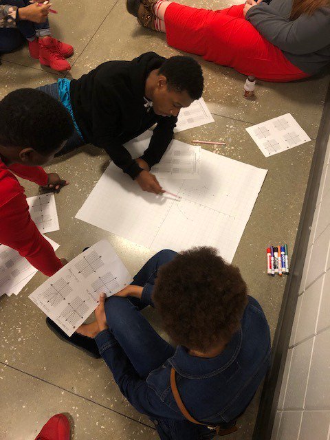 sbroyster's tweet photo. Algebra II students in @LandersBen class @OpelikaHigh School are exploring parent functions and transformations today. Love to see students collaborating in groups. #InvestigativeApproach #MyOpelika @opelikaschools @amstiAUsome https://t.co/Ck7Vw6oPJ4