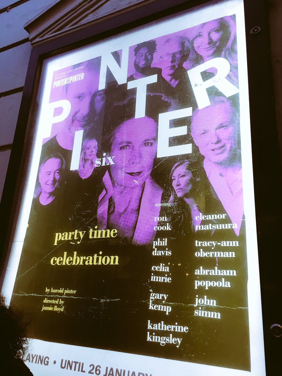 Gracie_K_Lewis's tweet photo. Two meetings this morning followed by a cheeky Pinter matinee @HPinterTheatre .... #pinter6 #PinteratthePinter
Today was a good day https://t.co/x5BXwA3fSw