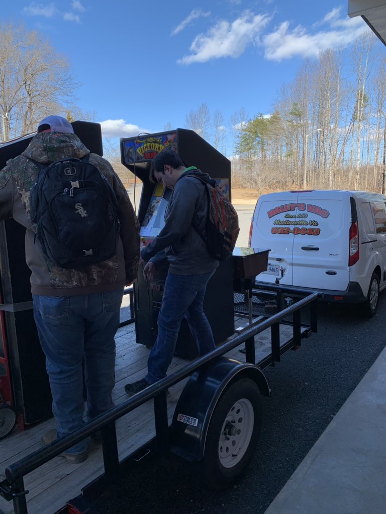HcpsLearning's tweet photo. Students in Industrial Maintenance finished refurbishments on four cabinets and got them ready for Uptown Pinball. #CA #HCPSLearning #Community https://t.co/MhU8Ys6SEn