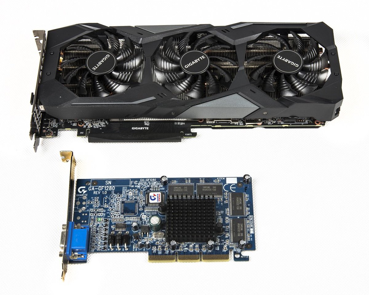 aorus_es's tweet photo. ¿Cuántos años hay entre estas dos maravillas? ❤️🤓
✔️ GeForce RTX™ 2060 GAMING OC PRO 6G
✔️ GeForce2 MX

#gigabyte #aorus #vga #GeForceRTX #RTX #RTX2060 #GeForce2MX https://t.co/nTGvmA1Cee