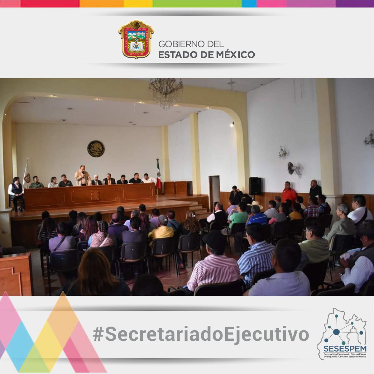 SecretariadoGEM's tweet photo. #SESESPEMInforma
El Secretario Ejecutivo Juan Ignacio Rodarte Cordero asistió a la instalación y I Sesión Ordinaria del Consejo Municipal de SP de @Ayto_Tenancingo, presidida por el Lic. Gabriel Gallegos García Presidente Municipal Constitucional. https://t.co/iIGyUQJz2u