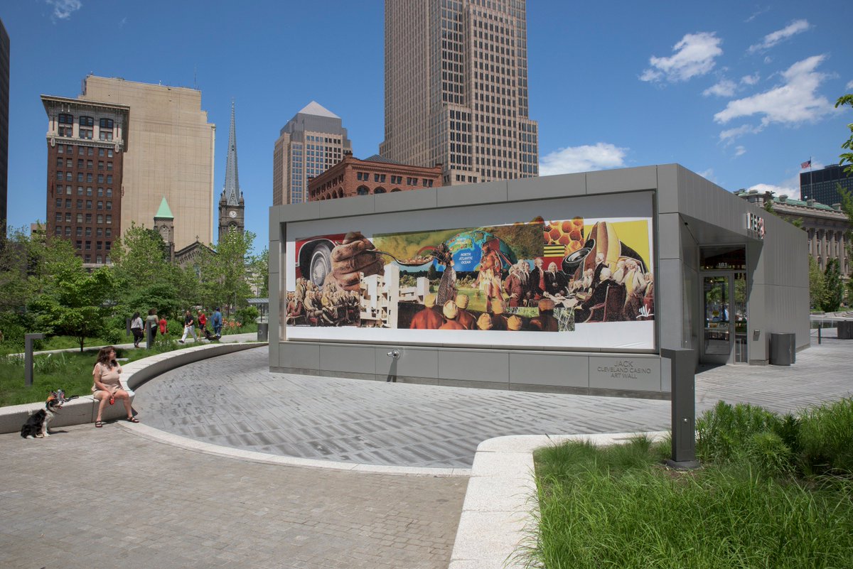 cleveLANDstudio's tweet photo. Here's to the > 300 local artists we work with and admire. We are grateful for your amazing talent and commitment to making Cleveland beautiful. We can't mention you all, but TY Dakarai Akil, Amanda King +@AgnesStudio for these inspired creations below. #NationalComplimentDay https://t.co/2NwijDx6gv