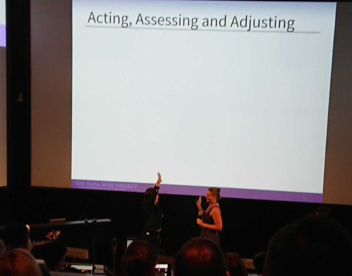 Act, assess and adjust. Fist pump Data Wise style. <a href="/DataWiseHarvard/">Data Wise</a> #datawise #meetingwise