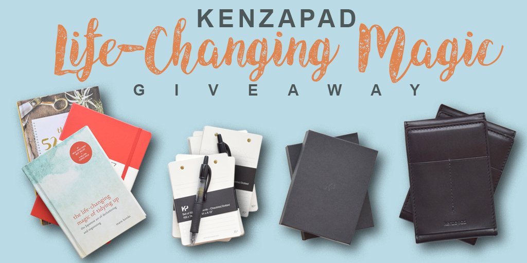 KenzaPad's tweet photo. Clean Up with the "KenzaPad Life-Changing Magic" Giveaway and a Grand Prize valued at more than US$300

https://t.co/N9gHqJsY5v

#kenzapad #giveaway #contest #mariekondo #tidyingup #tidyingupwithmariekondo #todolist #productivity #planner https://t.co/fVWbrvGygr