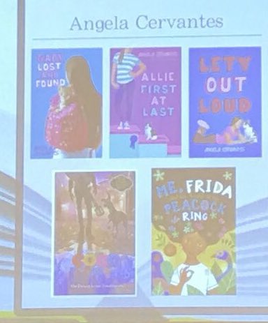 sbutleross's tweet photo. @AngelaCervantes emphasizing that we need books the connect to our students culture... a book can have a major impact on their life when they see themselves in the character ...#LibiCon2019 #kellerisdlibraries #KidsDeserveIt https://t.co/WzQhMEppyy