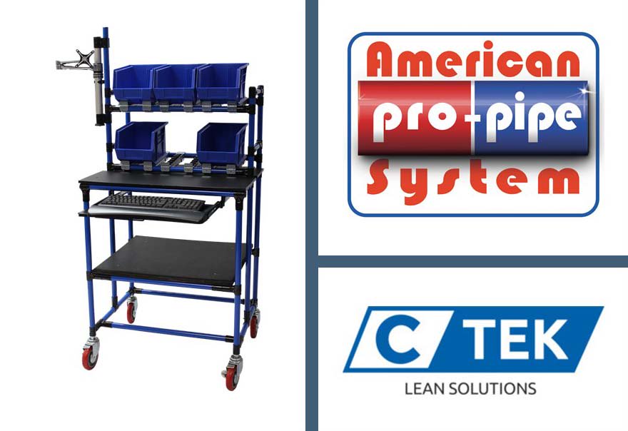 CTekLean's tweet photo. Did you know that the American Pro-Pipe System is only one of our many systems to build racks and kits? Check out C Tek’s Design Gallery on website for more information. https://t.co/3jnRdtIdfy
