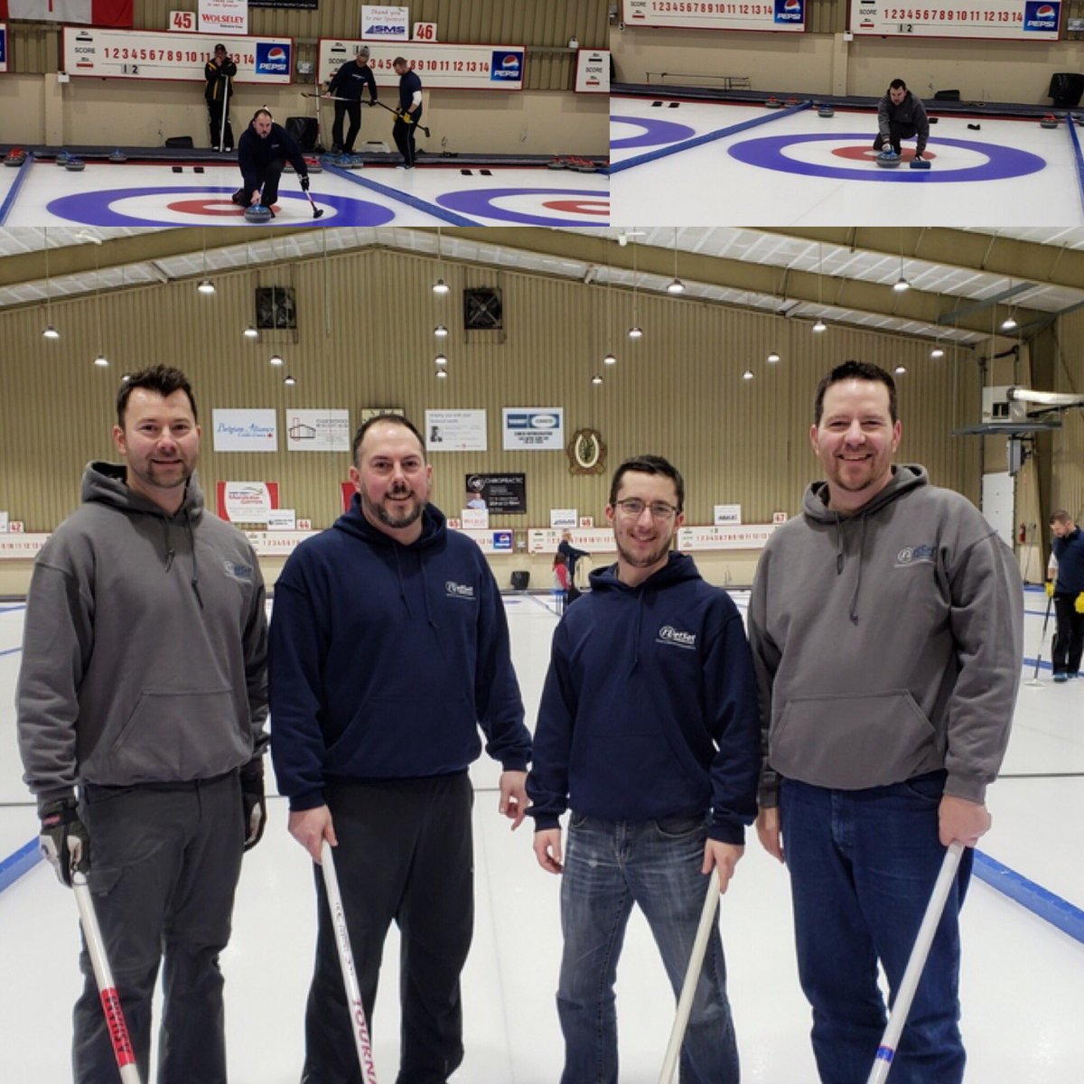 XploreBusiness's tweet photo. We’re “sweeping” the competition at the @ManitobaHeavy Curling Classic! #NetsetConnects #BuildingManitoba #ProudSponsor https://t.co/Nu9j1aW89y