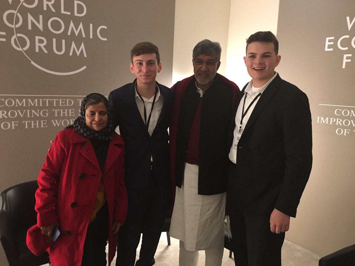 @k_satyarthi @AMarch4OurLives @100MilCampaign bringing together the power of youth @openforumwef #davosmoment @wef @Davos