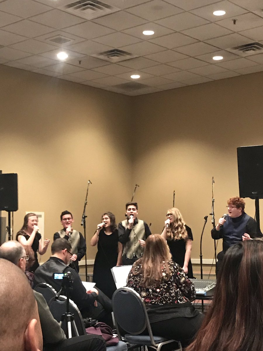 michellecampvaz's tweet photo. So proud of you guys! You sounded amazing! Thanks for the amazing welcome it was a great start to my IMEC! @LeydenHSBand @leydenchoir https://t.co/0qNb76oHJB