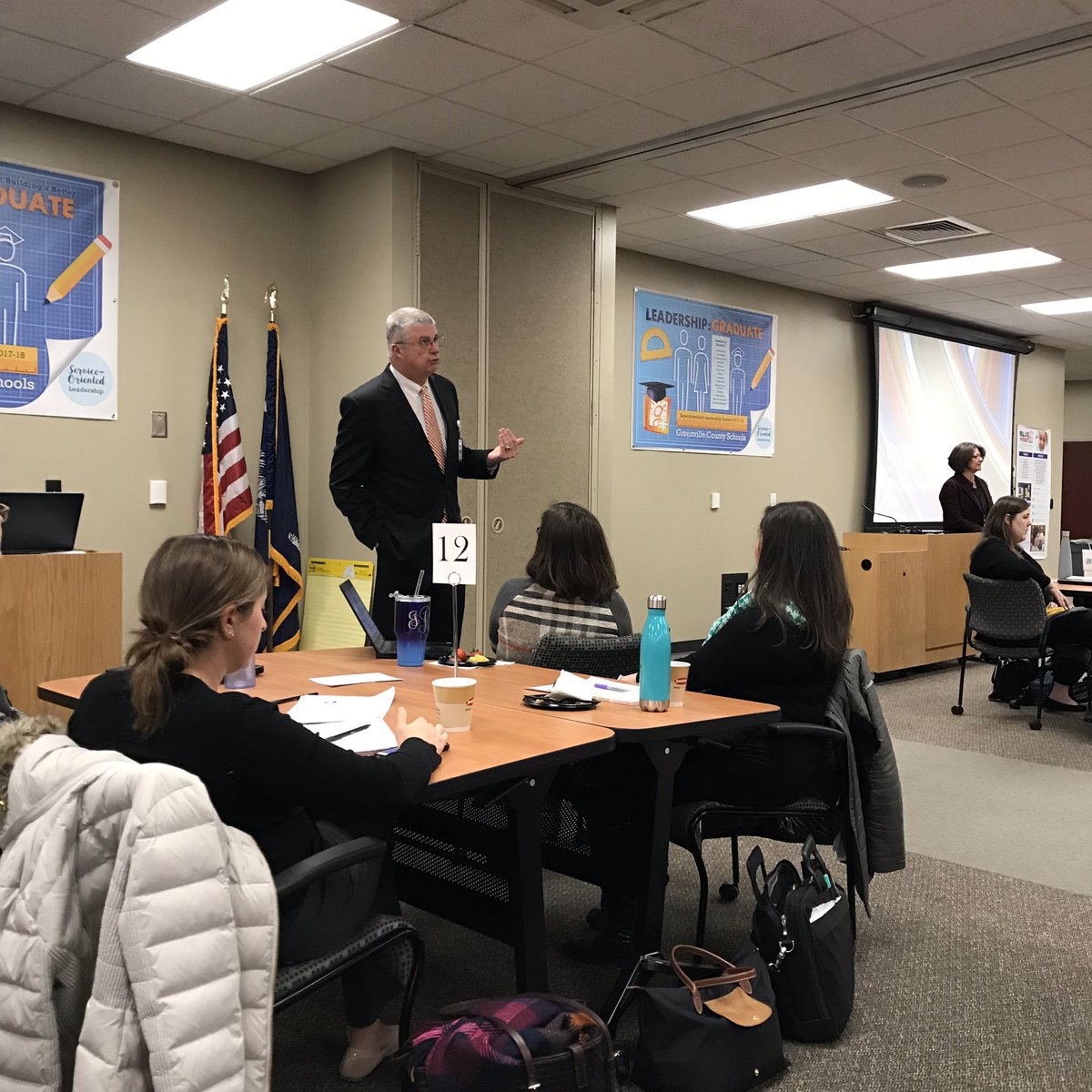 gcsteacherforum's tweet photo. Thank you to all the Teacher Forum members &amp; @gcschools district leaders who took part in today’s workshop addressing ways to improve the teacher experience in GCS. We’re grateful to be part of a district that seeks out &amp; listens to the teacher voice. #gcsteacherforum #teach864 https://t.co/xQP89WAYeH