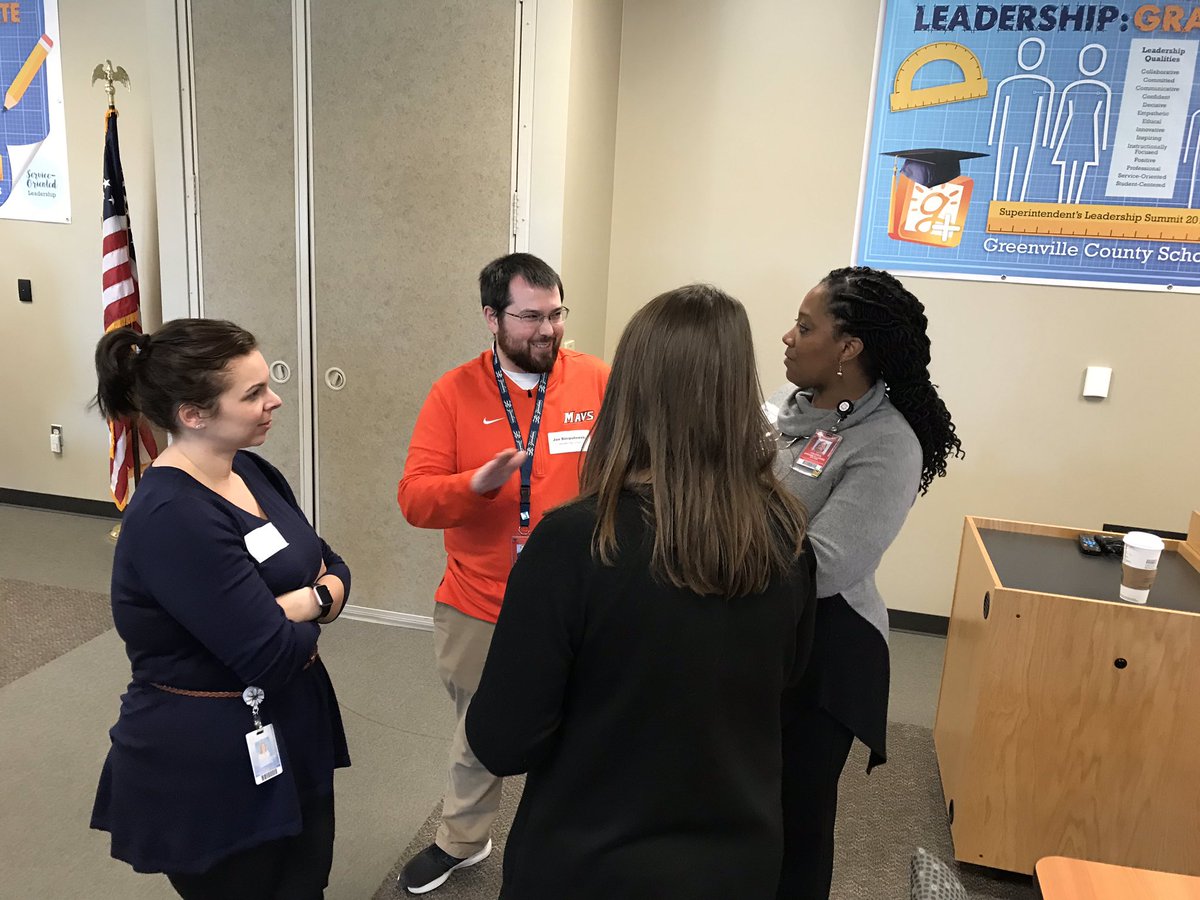 gcsteacherforum's tweet photo. Thank you to all the Teacher Forum members &amp; @gcschools district leaders who took part in today’s workshop addressing ways to improve the teacher experience in GCS. We’re grateful to be part of a district that seeks out &amp; listens to the teacher voice. #gcsteacherforum #teach864 https://t.co/xQP89WAYeH