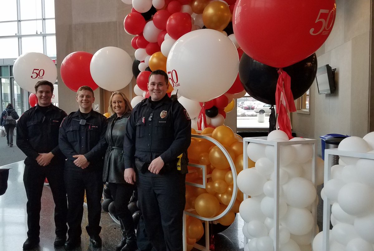 IUpolice's tweet image. We're here! The Campus Center is buzzing! #MyIUPUI