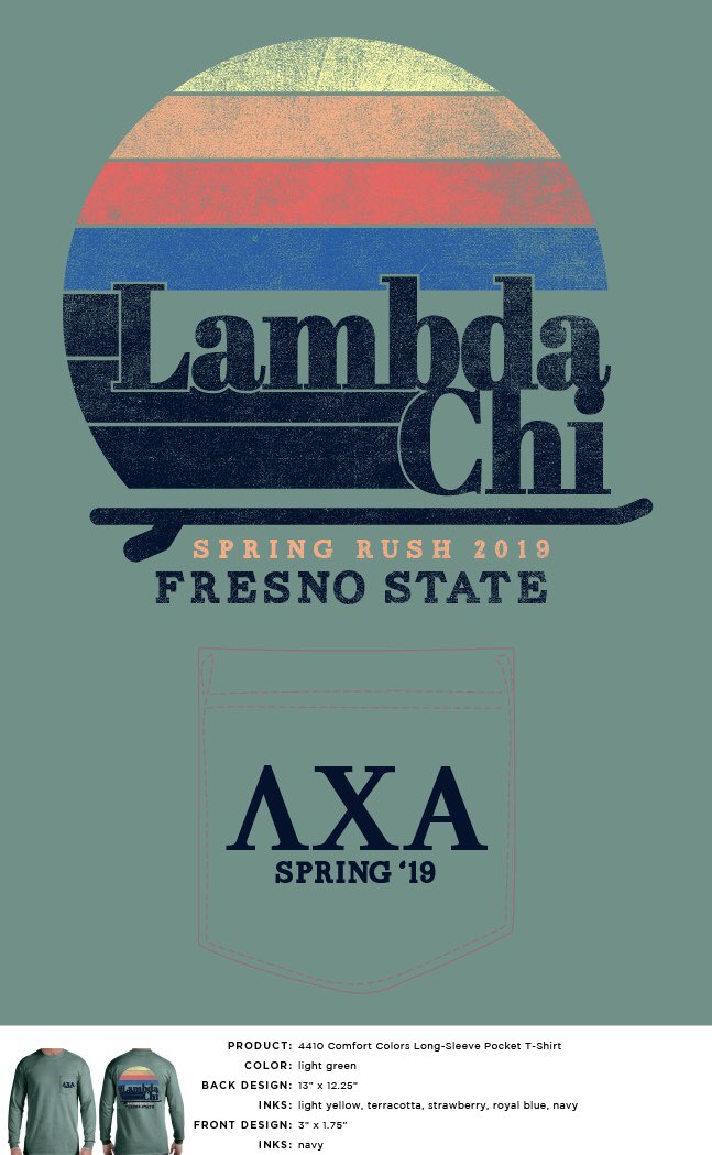 !! Spring ‘19 Rush Shirts !!