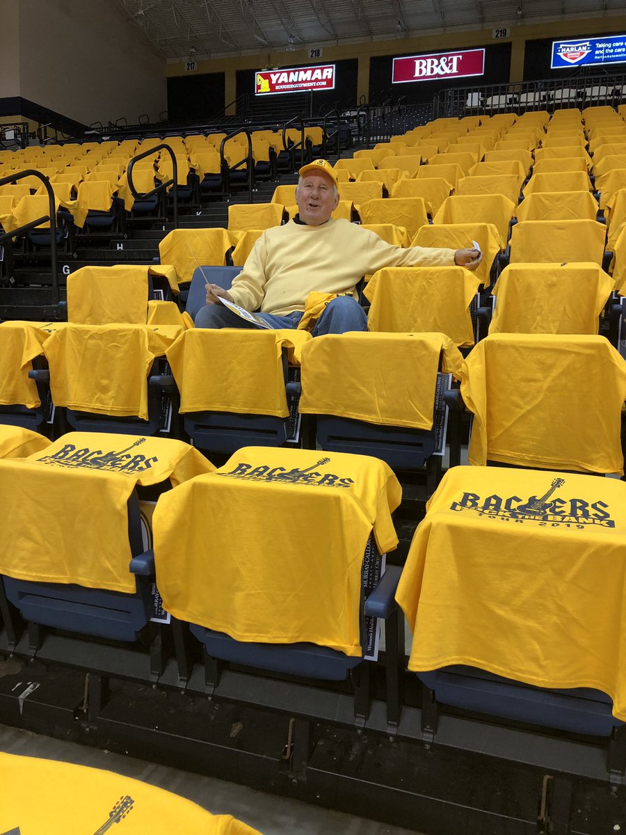 We are four-and-a-half hours from Murray State and Belmont getting started, and Pete Waldrop is already here — because of course he is. #Legend
