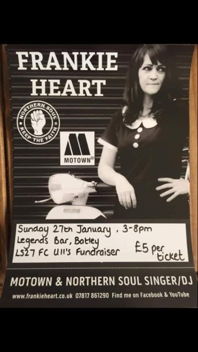 ClaireGaal's tweet photo. This Sunday at Legends Bar, Batley @LS27_FC u11’s fundraiser £5 entry if you’ve got your tickets great, if not you can pay on the door only £5 will be a great day ⚽️💗🖤⚽️ https://t.co/Iaj7r7mcjn