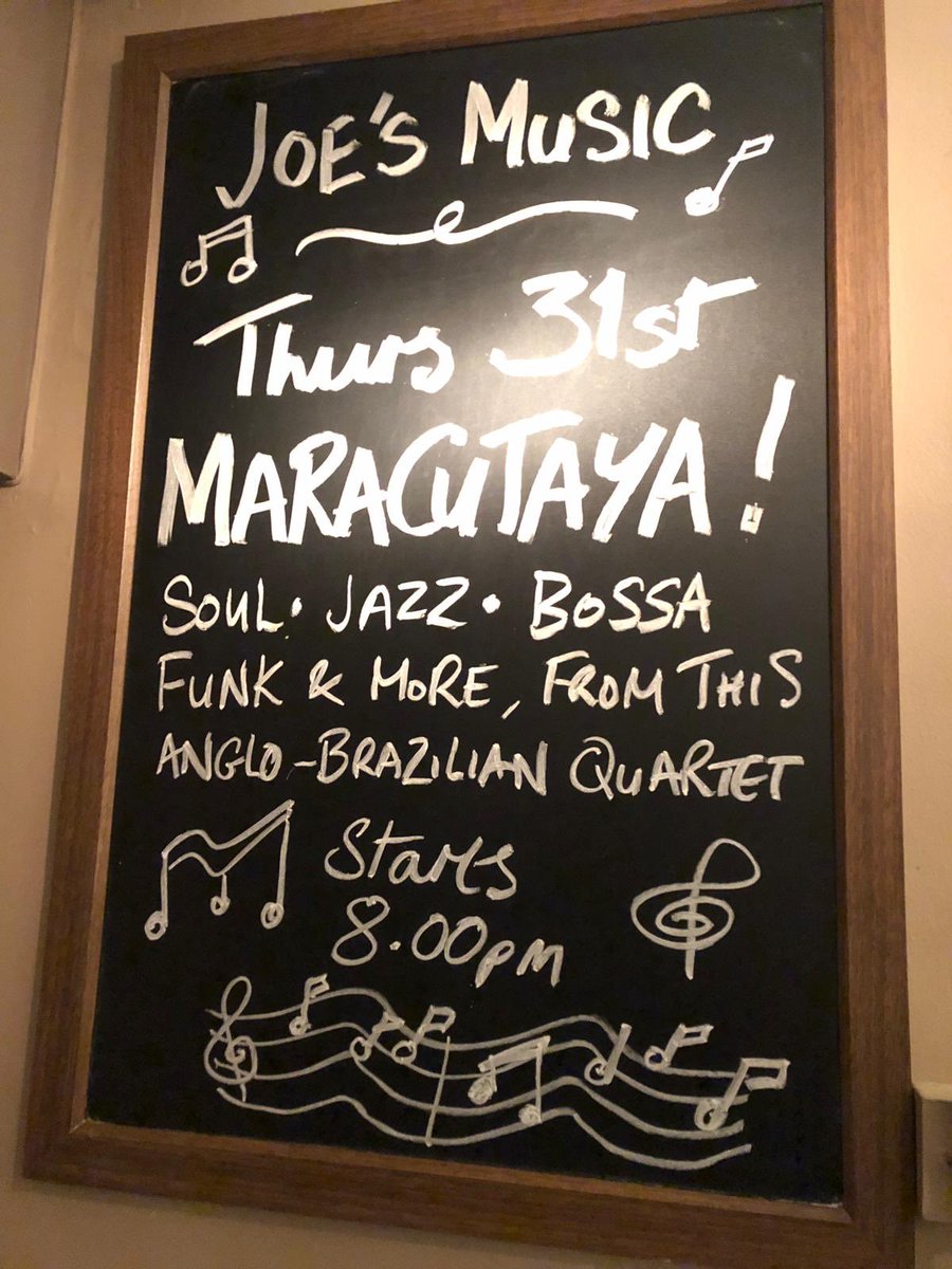 MARACUTAYA1's tweet photo. We are live next Thursday in Summertown Oxford @ Joes Bar &amp; Grill... https://t.co/eSqgjoR1f4