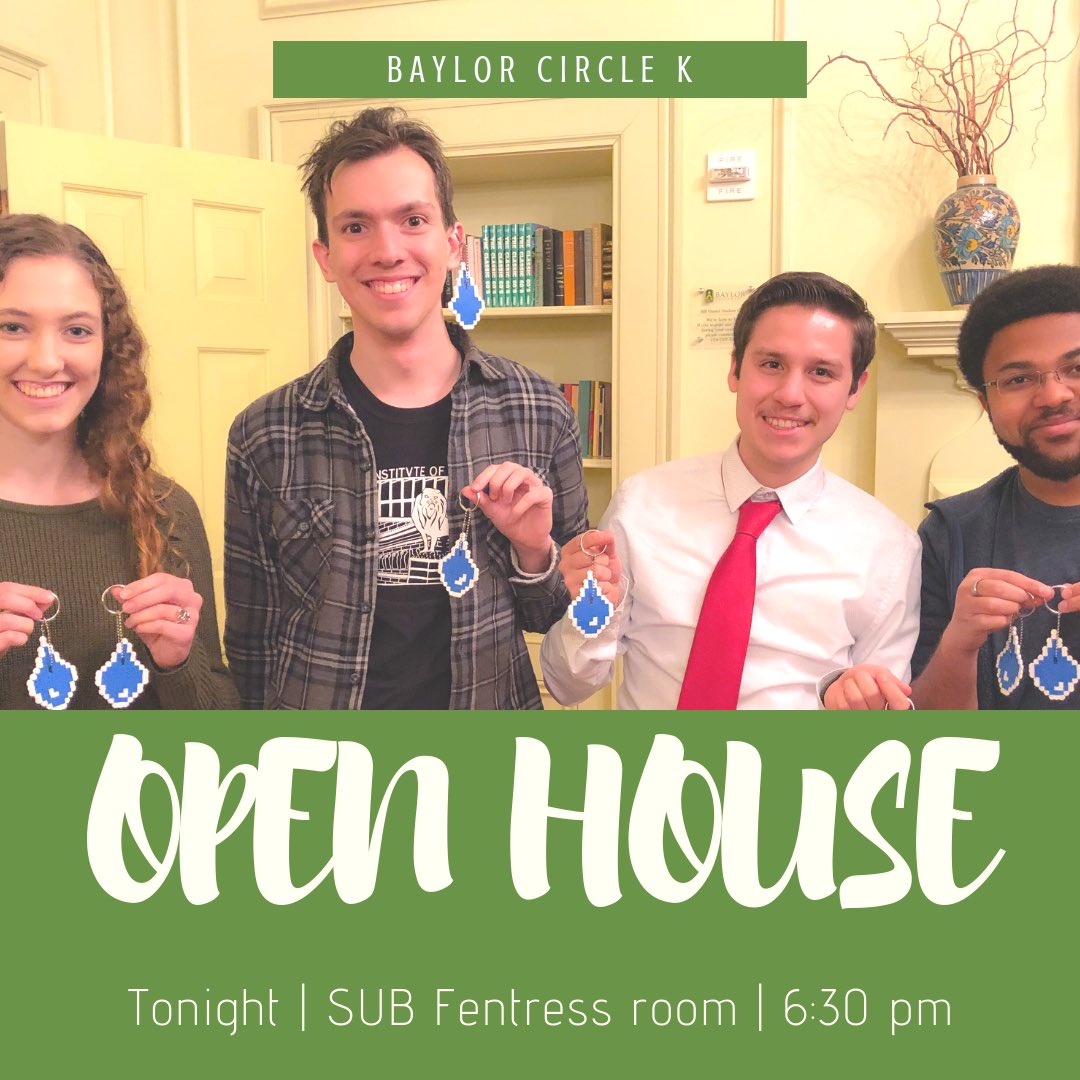baylorcirclek's tweet photo. We had a lot of fun making these water droplets for WASH at our meeting last night! To learn more about joining Baylor Circle K, come to our open house tonight! We’re doing a fun service project so you won’t want to miss it! #service #baylorcirclek #txokcki #txokcki #choosecki https://t.co/LP2Z6s2Ixc