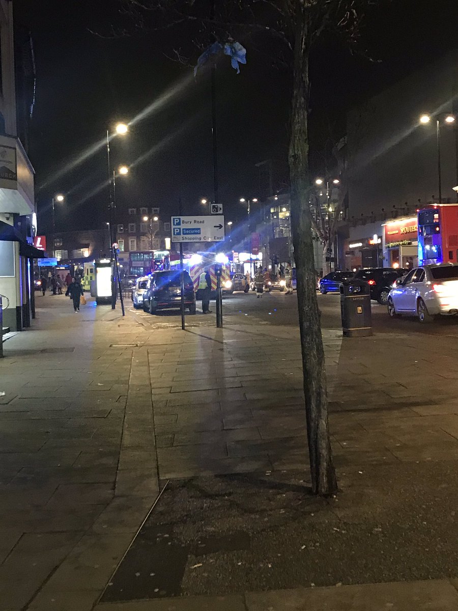 Car crash just outside Wood Green Station. #woodgreen #carcrash