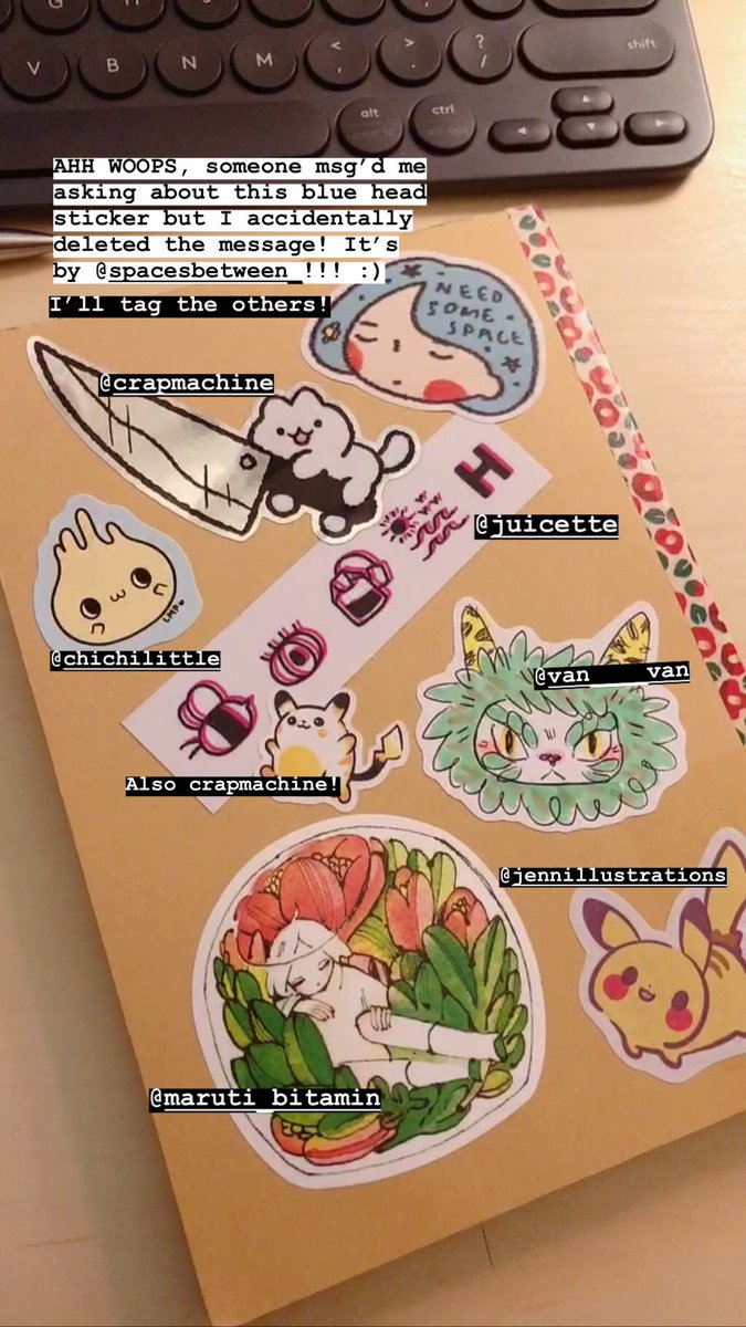 @DisguisedasDuck Here's the tags! The ones not tagged here are on IG
@chichilittle @Kaiami @crapmachine @maruti_bitamin @van____van @juicette 