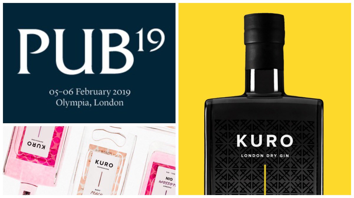 KuroGinUK's tweet photo. Anyone visiting @PubShowUK 19 at Olympia London in Feb be sure to visit us on stand D5 to try our award winning gin plus the first trade showing of our Cherry Blossom and Peach Gins !!
—-
#pub #pubs #bars #bartrade #tradeshow #hospitality #londonbars #londonpubs #bartenders https://t.co/RKQG9eJLtX