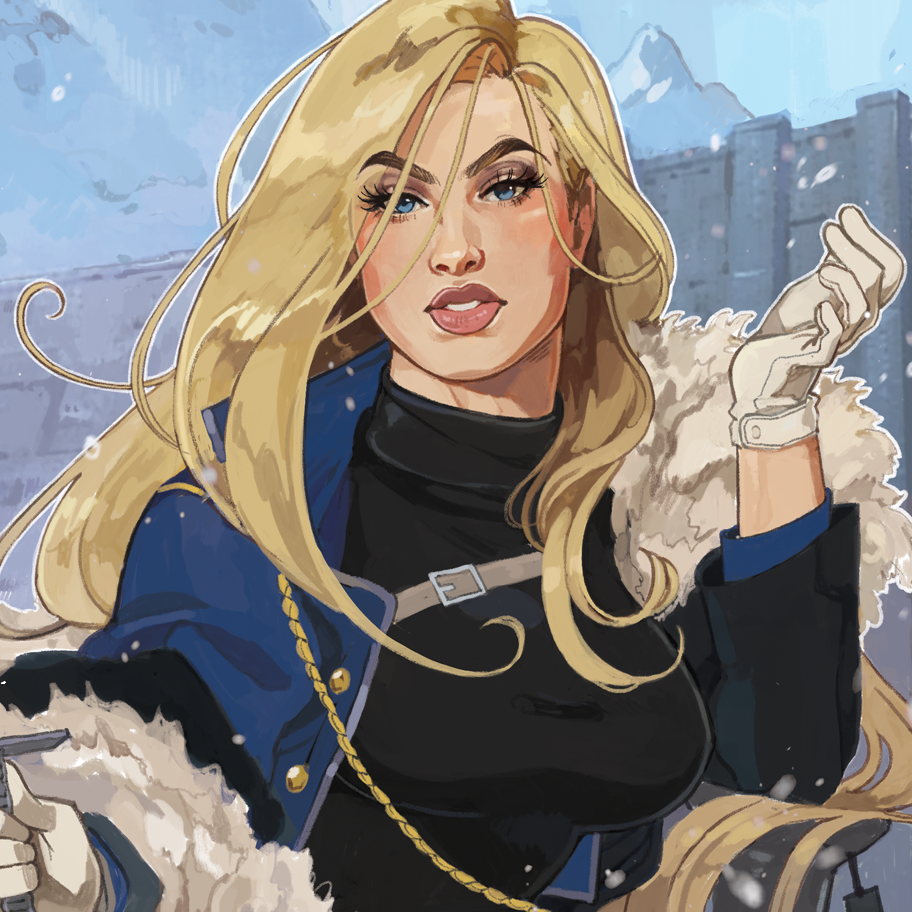 have i told you all lately how much i love olivier armstrong....new print for ECCC! ✨