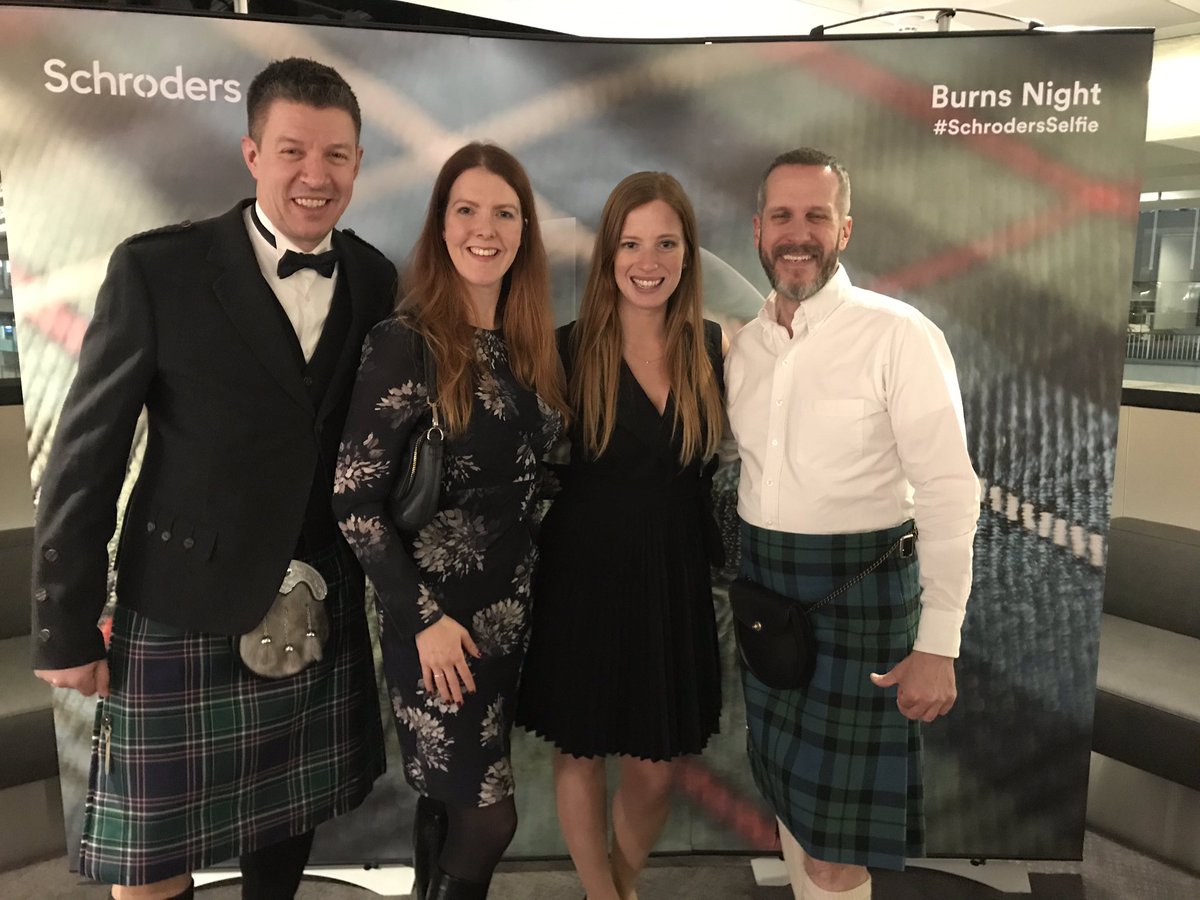 ClaireWalshT's tweet photo. Amazing address to the haggis by the inimitable @BenchmarkKeith for @Schroders Burns night raising money for @CascaidCharity 🤞I prove my heritage with guess the whisky 🥃 https://t.co/SMGj7sokxv