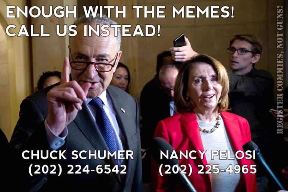 TomT1908's tweet photo. @ScrewedHumans Call Nancy call Chuck #Trump2020 https://t.co/1gqZ9QIVQ5