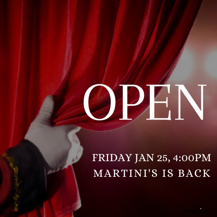 martinisrest's tweet photo. You have been so patient with us while we reimagined our dining room. But t... https://t.co/CCivL0LCGV https://t.co/fqfoUmtNFR