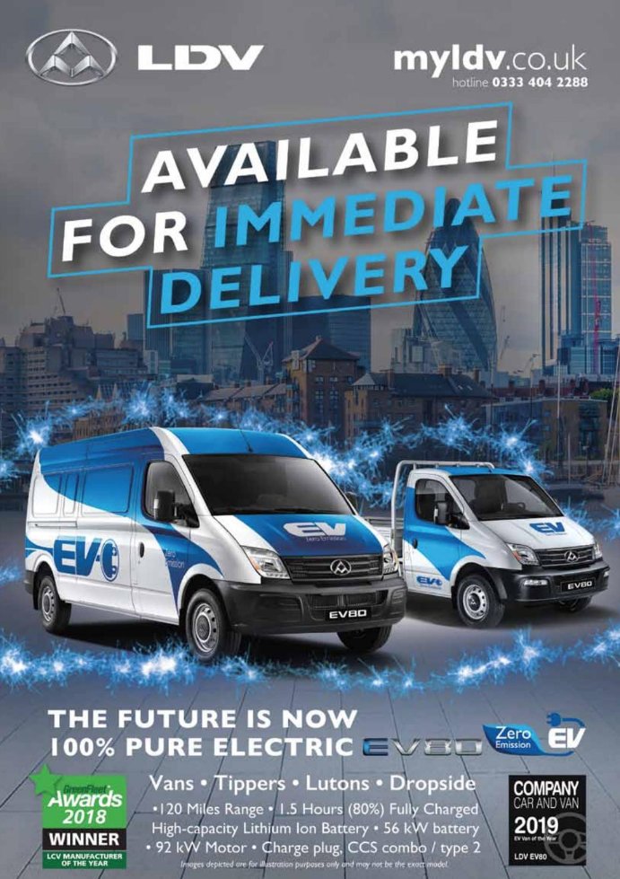 ldv ev80 chassis cab