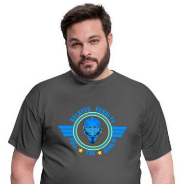 DelayedPen's tweet image. Delayed Penalty: Pull The Goalie Circle Logo T's, Hats, Hoodsters and Polos available now, with 15% off for the next 14 days!

Logo in a rather fetching Blue and Yellow. (perhaps a shout-out to the Fife Flyers?)

Pick them up now at shop.spreadshirt.co.uk/delayed-penalt…