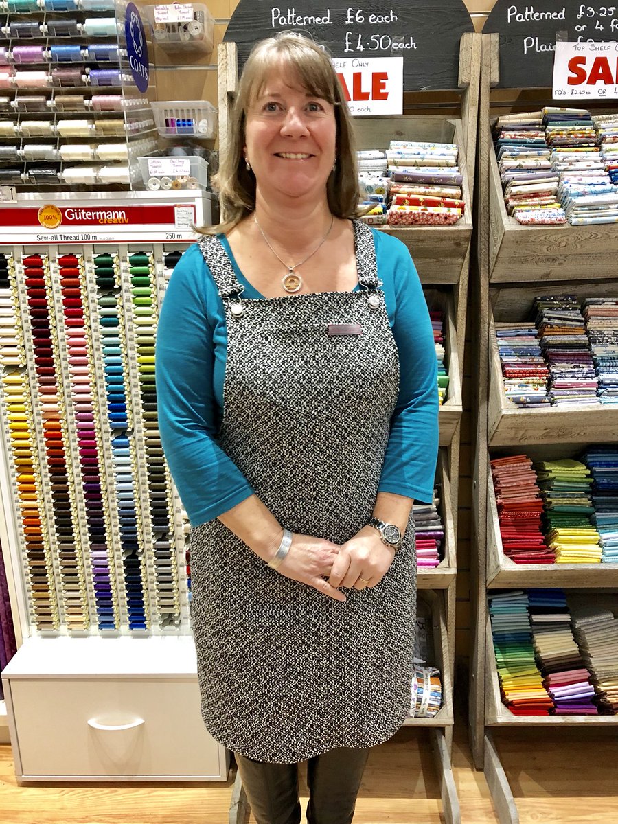 Gather_N_Sew's tweet photo. We always see lots of @TillyButtons Cleo dungaree dresses at this time of year and this lovely lady looked so stunning at a recent Sew Well Dressed evening in her wool version 😍 Sadly this is another fabric that we have sold out of 😕 #tillyandthebuttons #sewingcleo #fabricshop https://t.co/BNYkCCkDSr