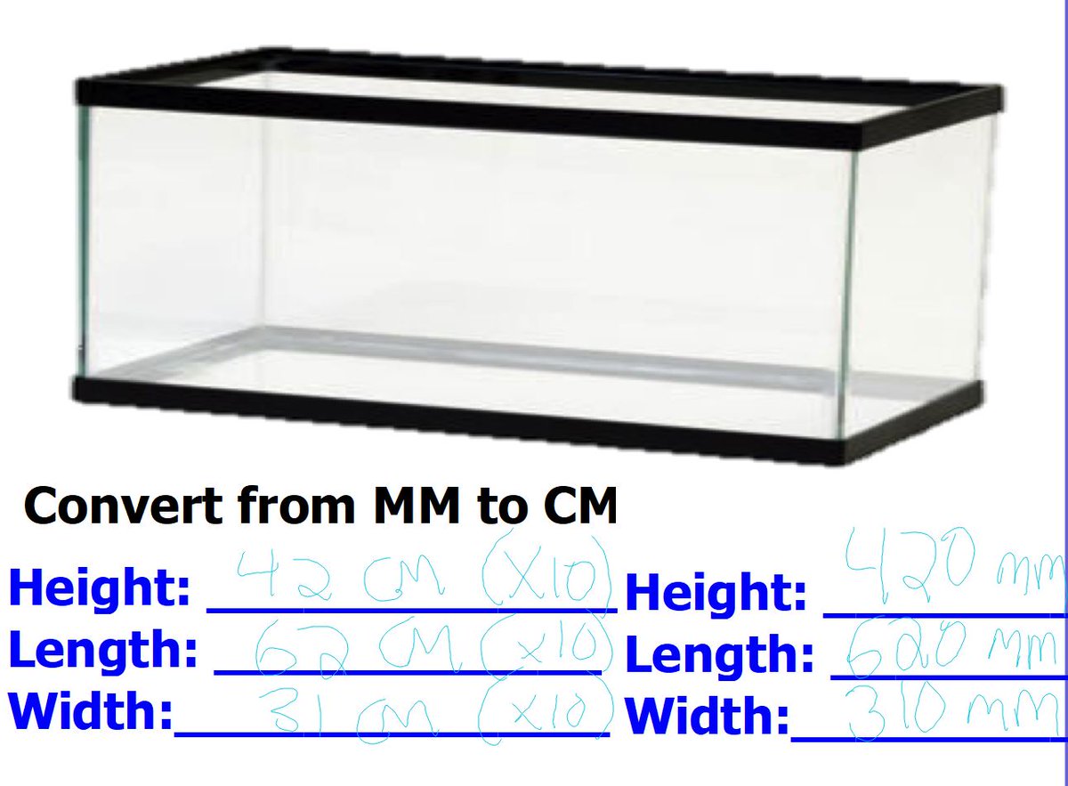 theFishbowlPTCS's tweet photo. Team 203 measured our fish tank to learn more about its size in Length, Width and Height. We also started learning more about its shape. #rectangularprism #cuboid Next up, angles. @PortageTrailCS @TDSB_STEM @greatlakesprgm @TDSBScitechkits https://t.co/ZIwysWdNsq