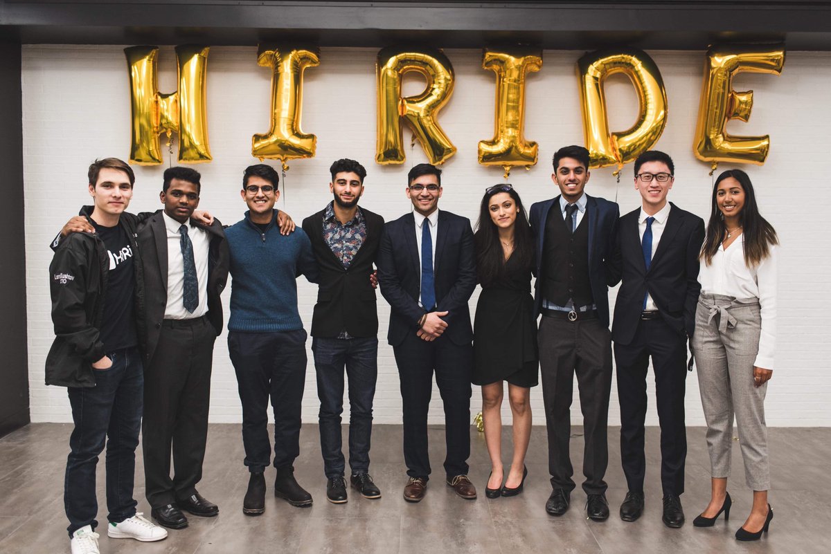 HiRides's tweet photo. Hey #HiRiders, this is a #ThrowbackThursday to our Dragons Den viewing party. Special thanks goes out to @SchlegelLaurier for their support, @TheTurret1975 for hosting us, and Jess Kalman for the photography! #Entrepreneurship #carpooling #dragonsden https://t.co/b6I8iJ53gx