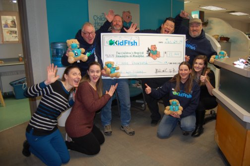 CHFManitoba's tweet photo. Big bear hugs to the amazing folks of @kidfishmb for raising $39,000 this year for sick kids at your Children’s Hospital. The #KidFish Ice Derby 2019 had the biggest turnout yet with over 2,000 people attending! Many thanks to all of the organizers and supporters! https://t.co/e7o9Tf0bKZ
