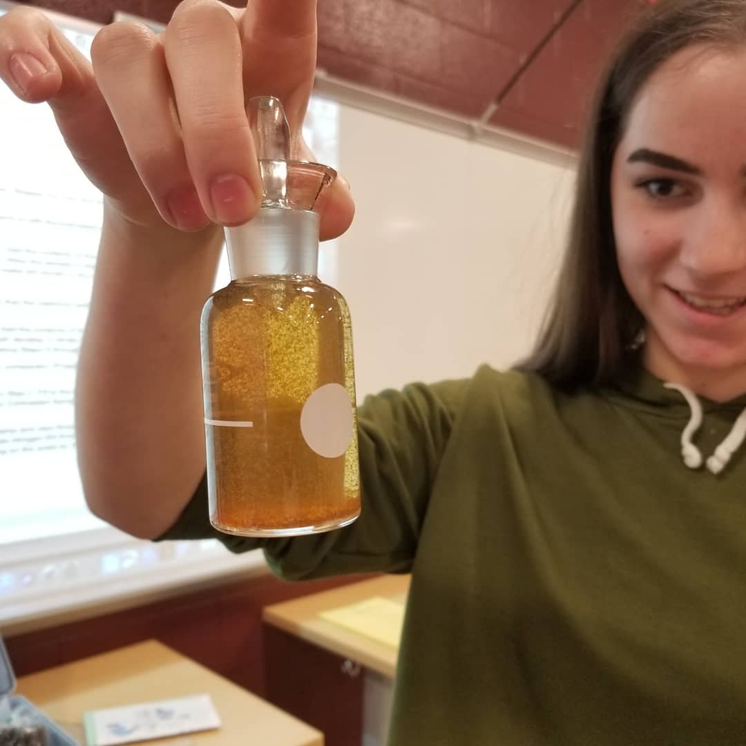 TeenShaleNet's tweet photo. Thanks to @zanolith and @PSUEarth, we spent a few hours today testing site samples using new @hachcompany kits. @StateCollegeSD @StateCollegeHS https://t.co/AkZW6eync6
