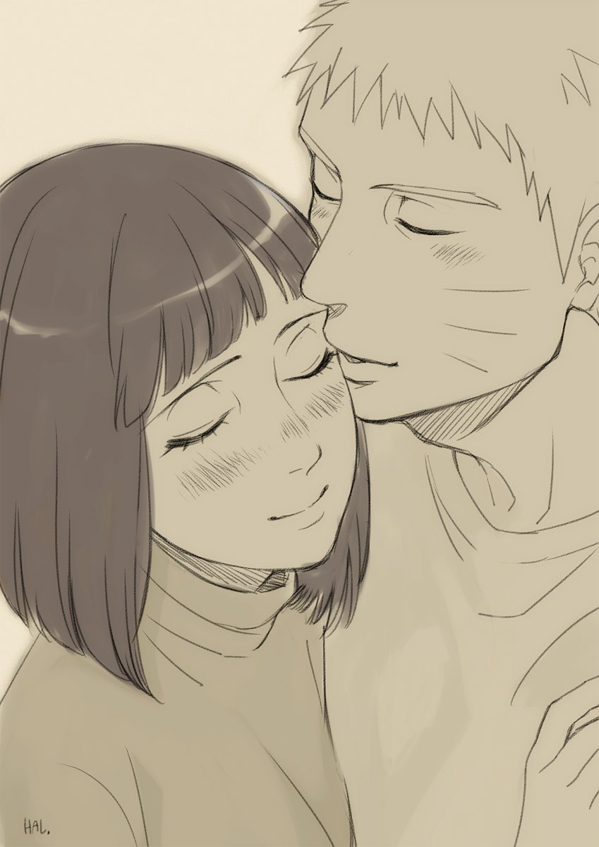 らくがきナルヒナ つい三十路夫婦が描きたくなる Halの漫画