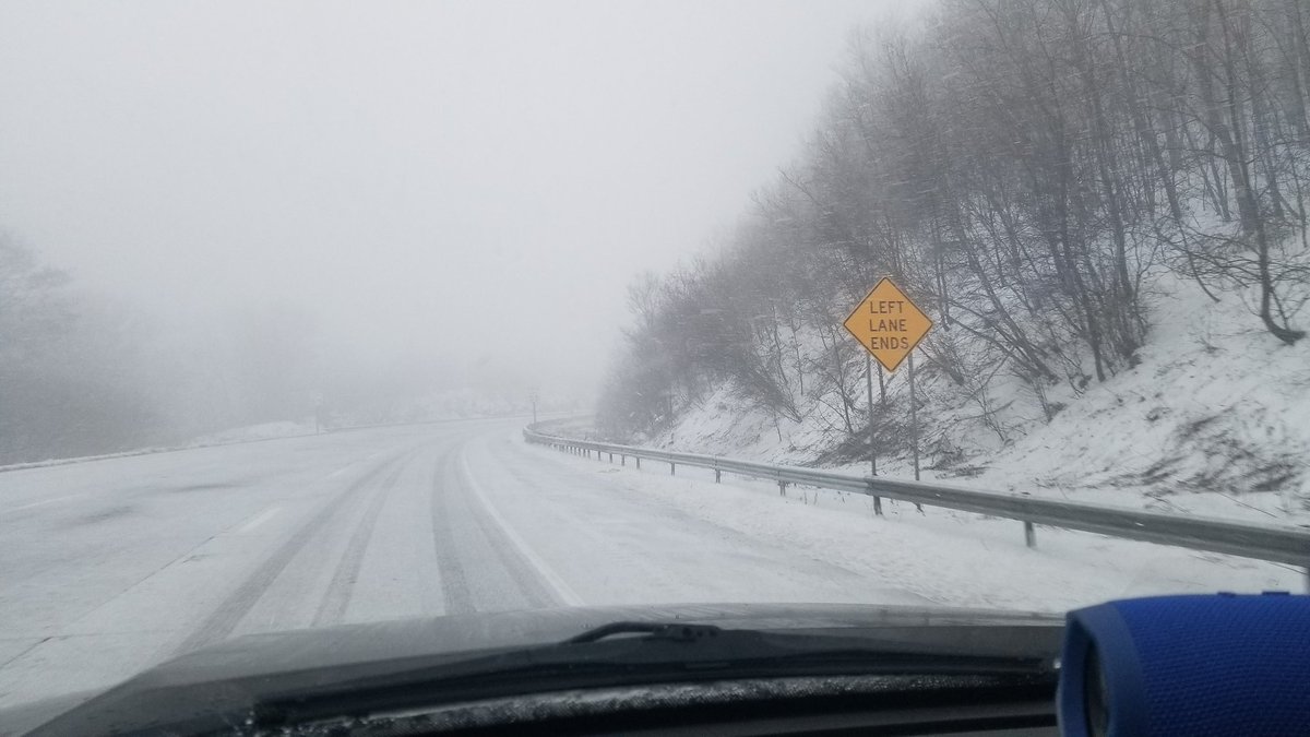 Cheweeb's tweet photo. @joclarke232 Overall not to bad here, like 8 inches, but the traveling through all of it... that was intense ... there's a nice lil mix of what I went through... didn't really get pics of really bad stuff, was worried about staying alive . kids got to do some sledding so they were happy 😁😁 https://t.co/sjQfFpppBC
