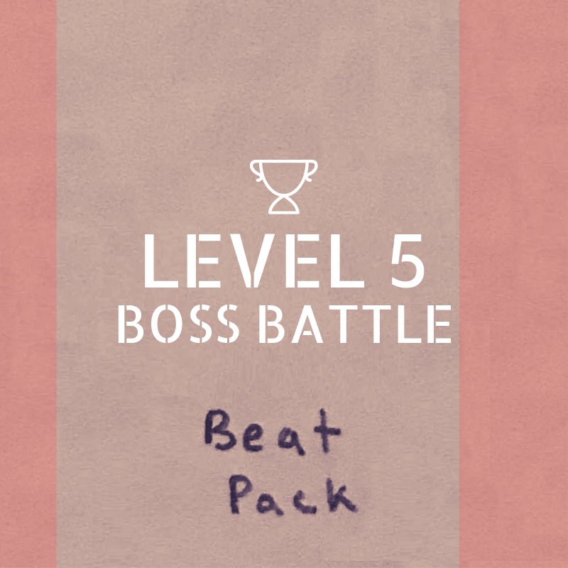 PurpleCorp101's tweet photo. Hopefully you have made it to level 5 of our EP, Beatpack!  Level 5 is the final stage where the player must triumph over the boss battle in order to complete BeatPack. 

Listen to it here: https://t.co/1UX0zY8uv4

For more about our songs, follow us on Facebook! https://t.co/AmOI8JCZzE