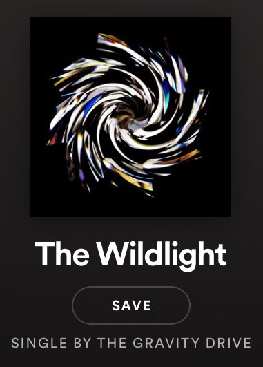 TheGravityDrive's tweet image. New single ‘THE WILDLIGHT’ out today on Spotify @spotifyartists @SpotifyUK @SpotifyNews @spotifynewmusic #TheGravityDrive #TheWildlight
