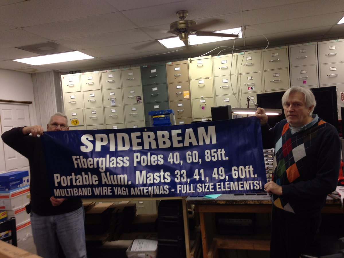 VibroplexLLC's tweet photo. Stan and Dave found this banner today! We’ll be using it in Florida in a few weeks... we heard there’s some big hamfest going on down there, and we love bacon. @hamcation #hamfest #hamradio #amateurradio #vibroplex #mmmbacon https://t.co/Vvsklhnv72