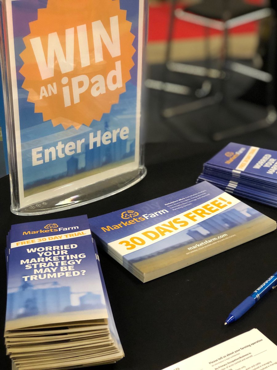 MarketsFarm's tweet photo. George Froese signed up for #MarketsFarm and won !!! ~Congrats !! #AgDays19 https://t.co/ZUCjnyexii https://t.co/97PF2WhO2P
