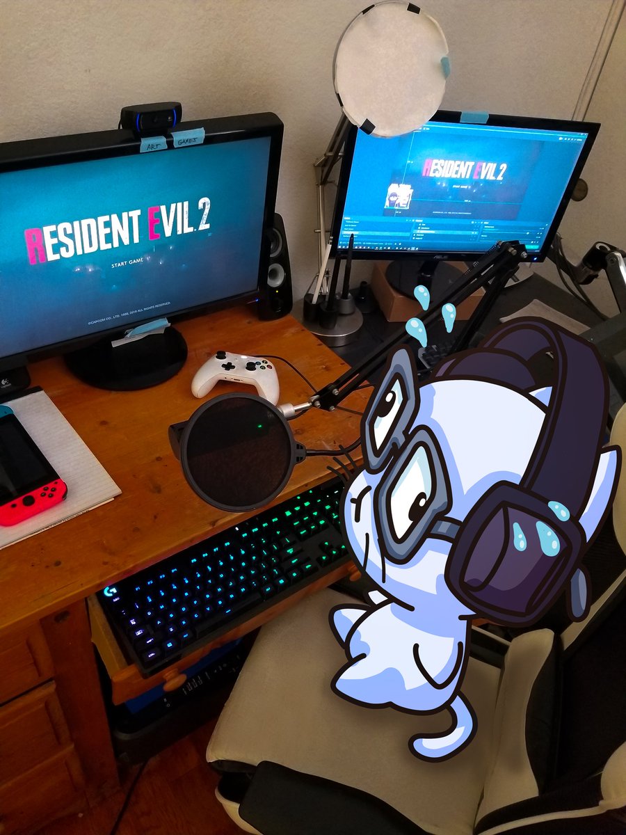 shtickycat's tweet photo. Who's ready for #ResidentEvil2remake ?
#RE2Remake #twitch
https://t.co/mtZkeJ3RjU https://t.co/A2KDvp3dxu