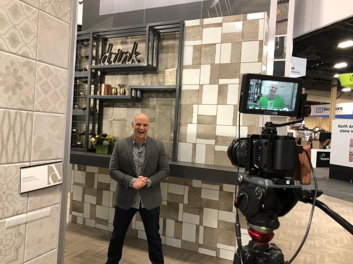 Daltile's tweet photo. We'll be going live on our Facebook page with @ChipWade in about 10 minutes! Join us to learn about the #Stylizer! #TISE2019 https://t.co/4d1ysVzgHO https://t.co/eNjJkEWocc