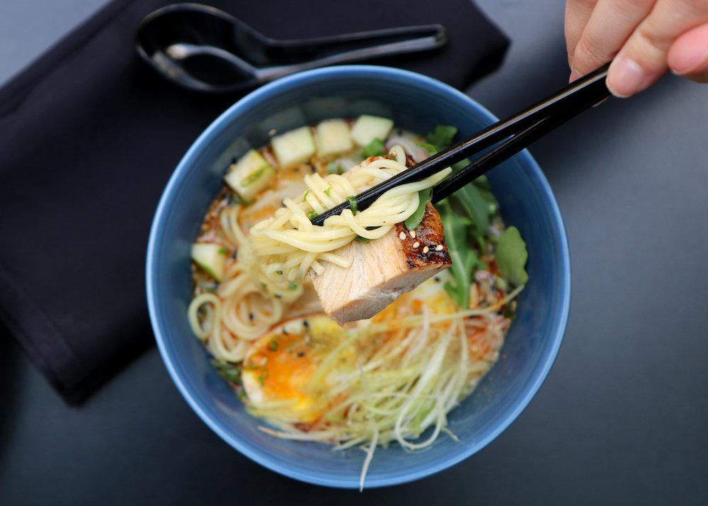 Getting our fill of ramen season!