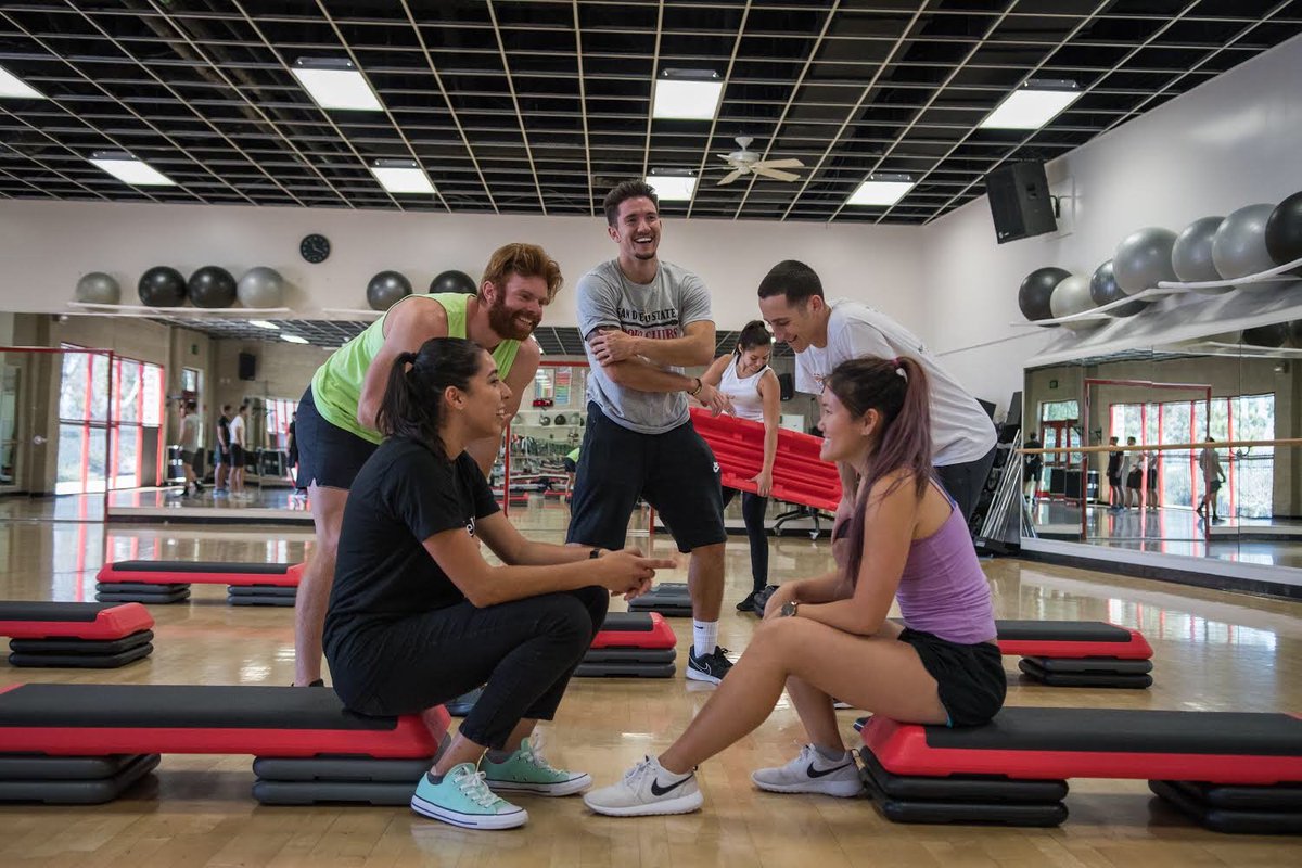 AztecRecreation's tweet photo. Travel back in time to elementary school days and play recess games such as cone grab, relay races, and other fun fitness activities😎. Put the FUN back in functional fitness for our first Fitness Friday of 2019💪! #SDSU #AztecRec https://t.co/jYPxPh1MuG