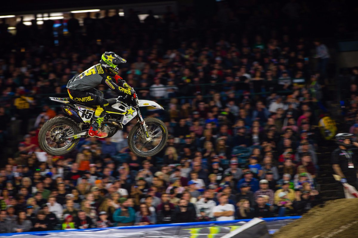 RMFantasySX's tweet photo. Dean Wilson scored a 5th overall finish at #A2. All while only being picked in 10.37% of player's top 5 picks. He was actually picked in the wild card in 11th by 5.11% of players and 5.73% of players got him correct in 5th. #Supercross https://t.co/EJIvqWCxKV