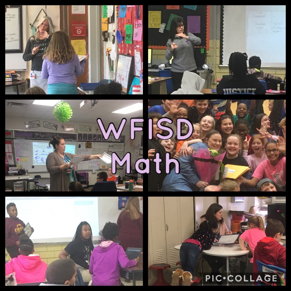 Another amazing day of classroom visits! Thank you to the wonderful math teachers who welcomed my group into their rooms today. So many great things happening in WFISD. <a href="/MelBloomfield48/">Melanie Bloomfield</a> <a href="/kellie_hare/">Kellie Hare</a> @mshtjames <a href="/LewisKristenl17/">Kristen Lewis</a> <a href="/mrscatcasillas/">Cathy Casillas</a> <a href="/khoward1831/">Kristin Howard</a> <a href="/MBLovesMath/">Megan Bodmann</a>