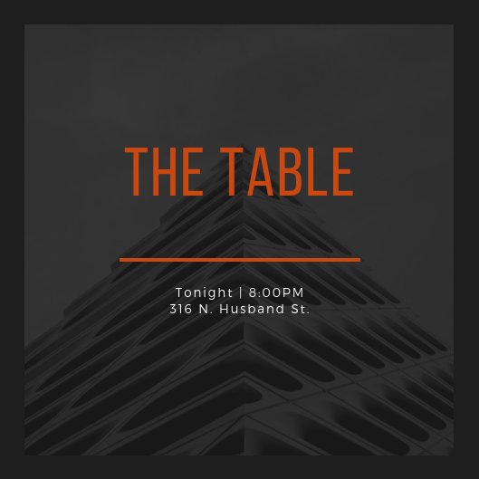 TheTableOSU's tweet photo. What does God do when his only two options for carrying out his covenant are an idiot and a con artist?
We’ll discuss that tonight at the Table! 
But first, free dinner at 7:30! https://t.co/z8QZQY8Krt