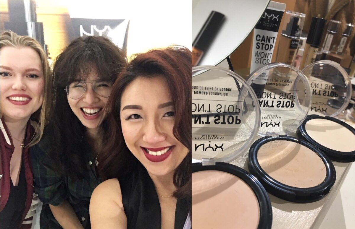 Had so much fun at the swatchparty! <a href="/NYXCosmeticsNL/">NYX Cosmetics NL</a> thank you so much for having us💕 youtu.be/_HHYc_DjtD0